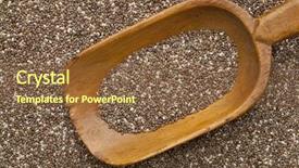  Presentation with fatty acids - Amazing theme having background of organic chia seed backdrop and a tawny brown colored foreground