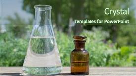  Presentation with fertilizer chemistry - Colorful PPT layouts enhanced with background of plants fertilizer backdrop and a  colored foreground