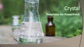  Presentation with chemical - Colorful PPT theme enhanced with background of plants fertilizer backdrop and a  colored foreground