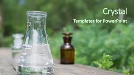  Presentation with fertilizer - Audience pleasing slide deck consisting of background of plants fertilizer backdrop and a tawny brown colored foreground