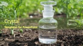  Presentation with fertilizer - Audience pleasing theme consisting of background of plants fertilizer backdrop and a tawny brown colored foreground
