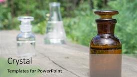  Presentation with pesticides - PPT layouts consisting of background of plants fertilizer background and a  colored foreground