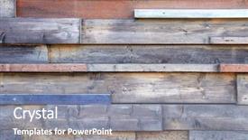  Presentation with rustic wood - Colorful presentation enhanced with background of reclaimed timber backdrop and a gray colored foreground