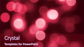  Presentation with abstract red - Beautiful slides featuring background of red blurred lights backdrop and a crimson colored foreground