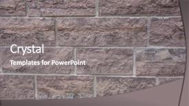  Presentation with red brick wall - Audience pleasing PPT layouts consisting of background of red brick wall backdrop and a gray colored foreground