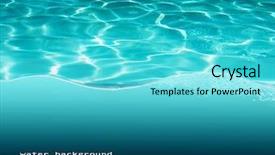  Presentation with ripple effect - Theme with background of rippled pattern background and a cyan colored foreground