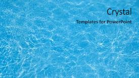  Presentation with ripple effect - Slide deck consisting of background of rippled pattern background and a teal colored foreground