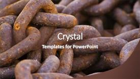  Presentation with anchor - Presentation with background of rusty anchor chains background and a  colored foreground