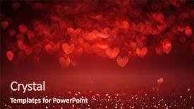  Presentation with shiny - Cool new slide deck with background of shiny red hearts backdrop and a  colored foreground