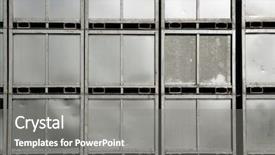  Presentation with steel - Beautiful slides featuring background of steel silver gray backdrop and a gray colored foreground