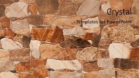  Presentation with marble - Theme having background of stone wall texture background and a coral colored foreground