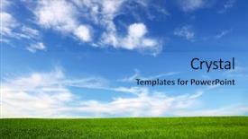  Presentation with law blue sky scales - Presentation with background of the blue background and a light blue colored foreground