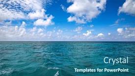  Presentation with turquoise - PPT theme enhanced with background-of-turquoise-sea background and a ocean colored foreground