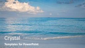  Presentation with turquoise - Presentation theme having background-of-turquoise-sea background and a seafoam green colored foreground