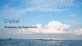  Presentation with turquoise - PPT theme with background-of-turquoise-sea background and a light blue colored foreground