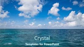  Presentation with turquoise - Slides enhanced with background-of-turquoise-sea background and a ocean colored foreground