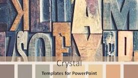  Presentation with colour blocking building blocks - Amazing PPT layouts having background-of-vintage-letterpress-blocks backdrop and a lemonade colored foreground