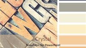  Presentation with blocks - Slide deck consisting of background-of-vintage-letterpress-blocks background and a lemonade colored foreground