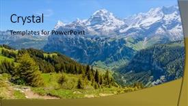  Presentation with snow day - PPT theme with background on a sunny day background and a light blue colored foreground