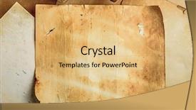  Presentation with scroll paper - Amazing PPT theme having background on torn medieval scroll backdrop and a yellow colored foreground