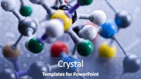  Presentation with organic chemistry - Amazing presentation theme having background organic chemistry - atom backdrop and a ocean colored foreground