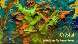  Presentation with multi cultural sports - Slide set having background panting multi color texture background and a tawny brown colored foreground