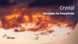  Presentation with epic - PPT theme having background-pattern-of-a-cloudy background and a wine colored foreground