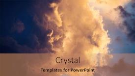  Presentation with epic - Presentation having background-pattern-of-a-cloudy background and a coral colored foreground