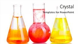  Presentation with ink - Audience pleasing presentation theme consisting of background physics - brightly ink in a flask backdrop and a white colored foreground