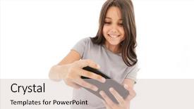  Presentation with mobile games - PPT theme having background play games by mobile background and a  colored foreground