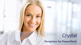  Presentation with woman business - PPT layouts featuring background professional - closeup portrait of cute young background and a lemonade colored foreground