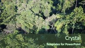  Presentation with puerto rico - Audience pleasing slide deck consisting of background puerto rico - rainforest aerial photo of forest backdrop and a  colored foreground