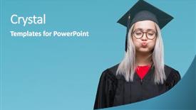  Presentation with puffing - Audience pleasing PPT layouts consisting of background puffing cheeks with funny backdrop and a  colored foreground