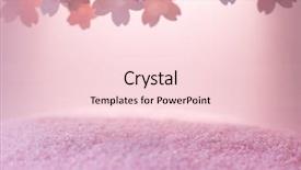  Presentation with cherry blossom - Slide set consisting of background sakura or cherry flower background and a lemonade colored foreground