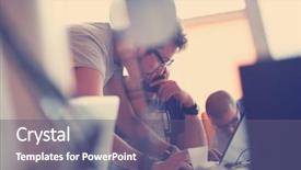  Presentation with job - Colorful PPT theme enhanced with education software - startup business people group working backdrop and a gray colored foreground