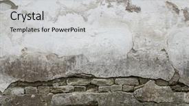 Presentation with brick wall texture - Beautiful PPT layouts featuring background texture of brick wall abstract backdrop backdrop and a light gray colored foreground