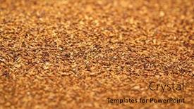  Presentation with naturally - Slide deck enhanced with background-texture-of-rooibos-tea background and a gold colored foreground