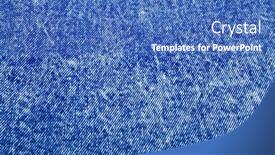  Presentation with rough - Presentation design with rough blue jean denim background and a teal colored foreground