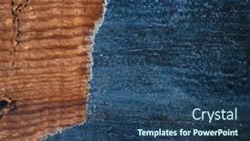  Presentation with barn - Amazing slide deck having background texture of wooden barn backdrop and a ocean colored foreground