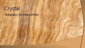  Presentation with stripe - Cool new presentation design with background texture photo of yellow backdrop and a coral colored foreground