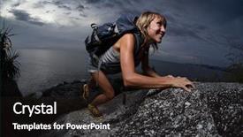  Presentation with dark skin - Slides with background there are water drops background and a  colored foreground