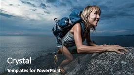  Presentation with dark skin - PPT layouts enhanced with background there are water drops background and a ocean colored foreground