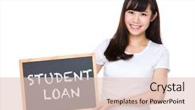  Presentation with chalkboard - Presentation theme having background tuition - woman hold with chalkboard showing background and a lemonade colored foreground