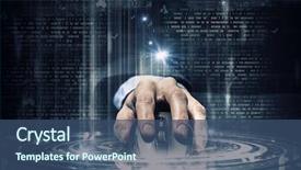  Presentation with dark - Amazing presentation design having background using wireless computer mouse backdrop and a ocean colored foreground