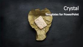  Presentation with soybean - PPT layouts featuring background vegetarian food indonesian soybean background and a dark gray colored foreground