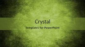  Presentation with wall - PPT theme featuring background wall in green background and a yellow colored foreground