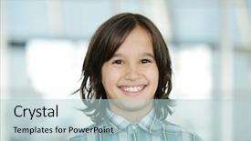  Presentation with special education cute kid - Presentation design with background windows 7 - cute kid indoors portrait background and a  colored foreground