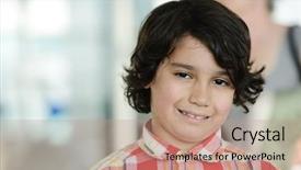  Presentation with cute - Presentation design with background windows 7 - cute kid indoors portrait background and a  colored foreground