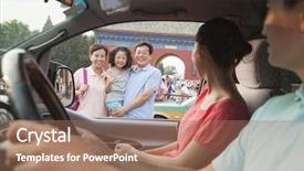  Presentation with saying - Presentation theme with background windows 7 - parents driving and saying good background and a coral colored foreground