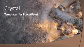  Presentation with snowflakes - PPT layouts having background-with-a-border background and a dark gray colored foreground